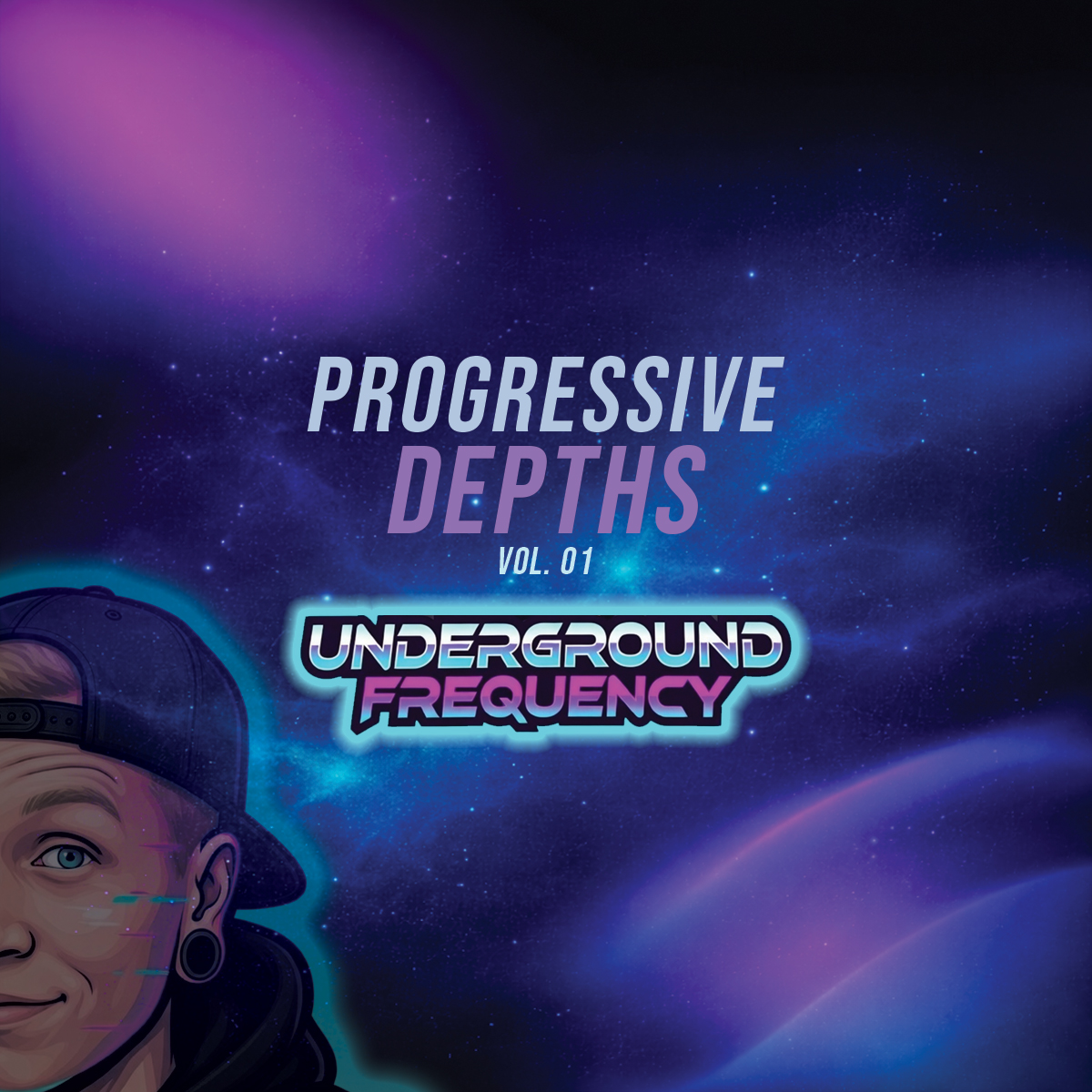 Progressive Depths Vol. 01 mix artwork